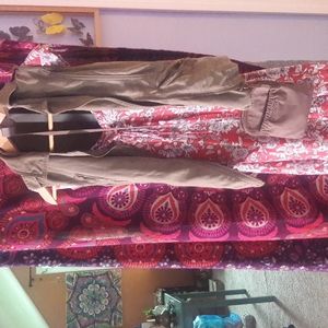 American Eagle Dress Red Floral S